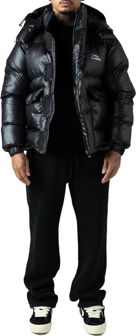 LUMI3RE Lumi-Tex Puffer Jacket Black Zwart