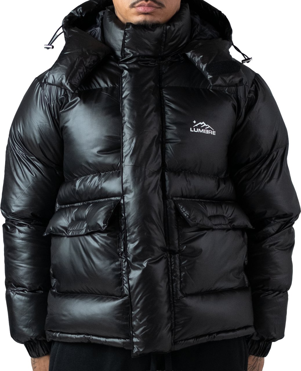 LUMI3RE Lumi-Tex Puffer Jacket Black Zwart