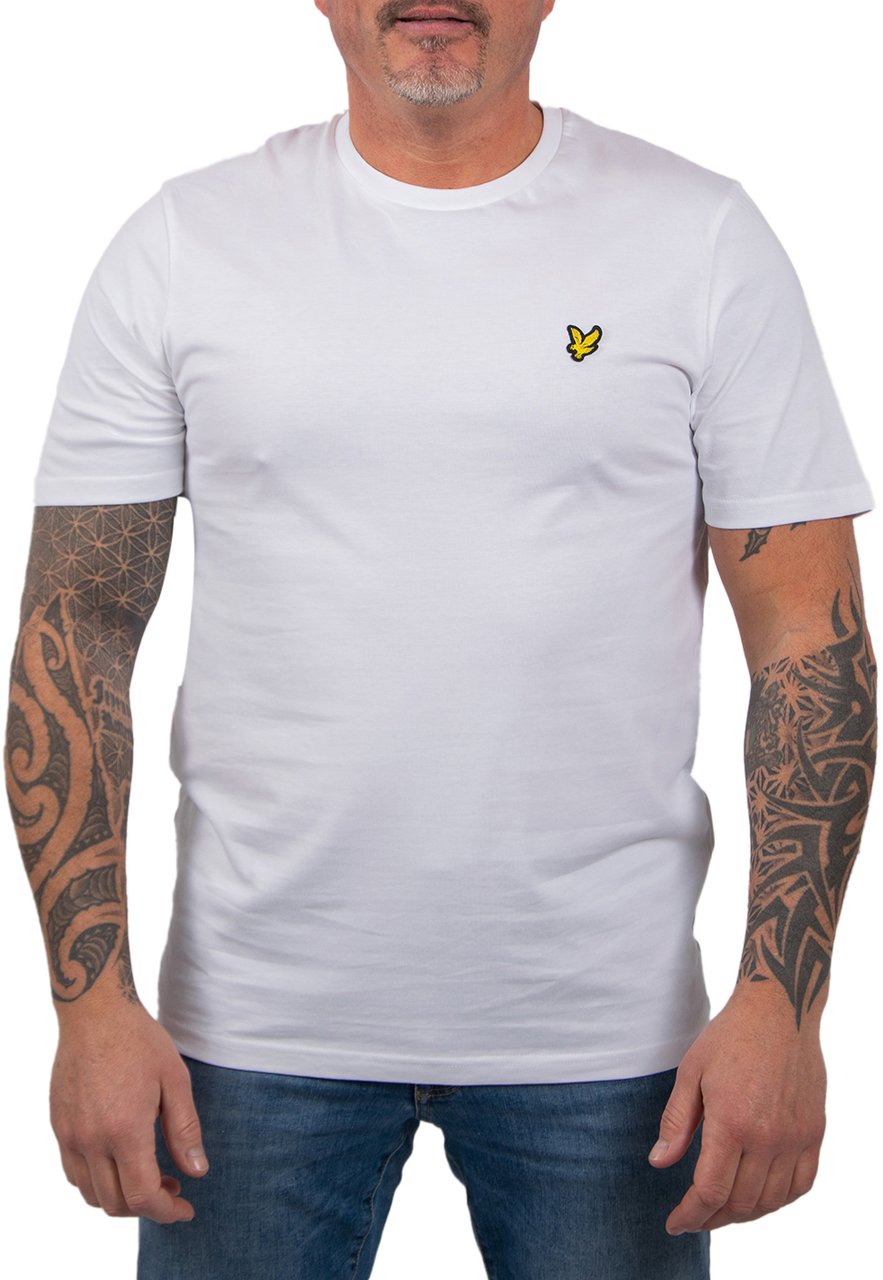 Lyle & Scott Plain T-Shirt 626 Wit