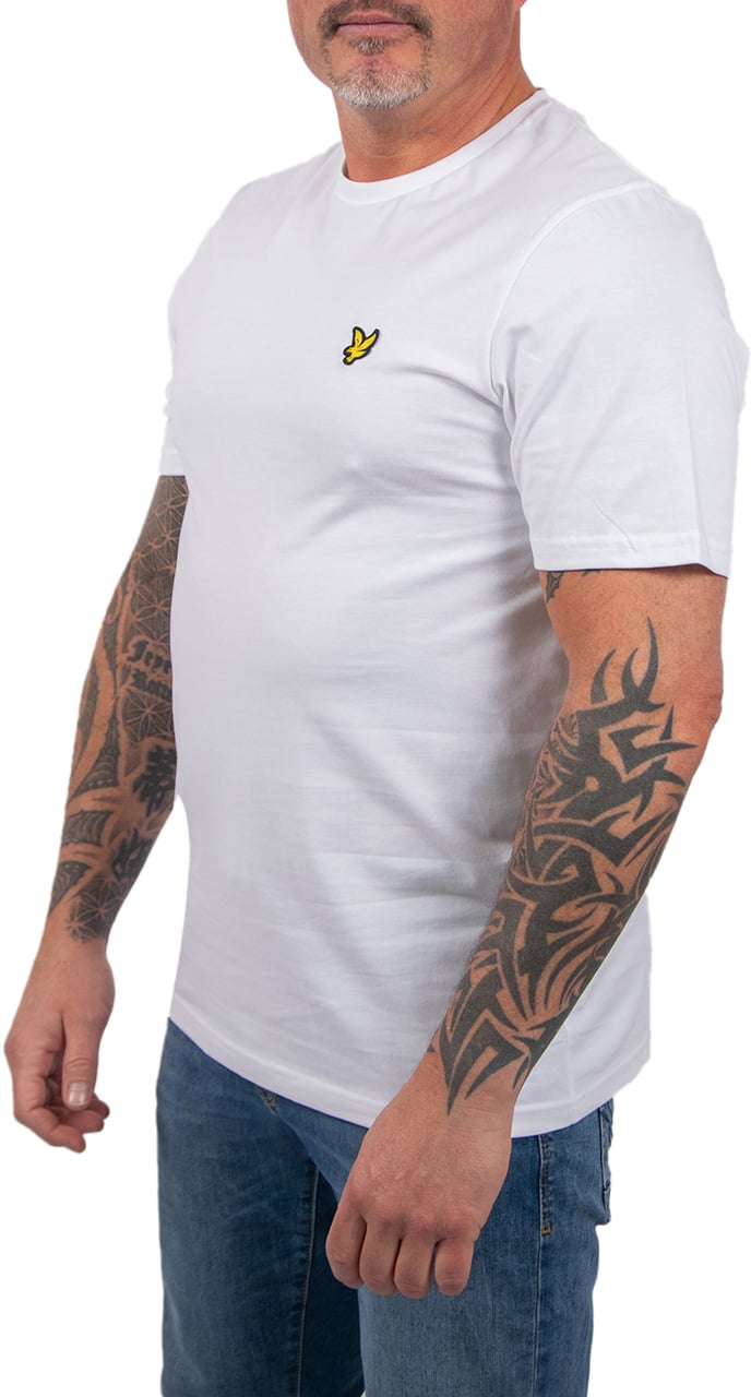 Lyle & Scott Plain T-Shirt 626 Wit