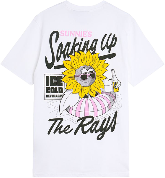 Lyle & Scott Lyle &amp; Scott Sunnies Pool Bar Graphic T-Shirt Wit
