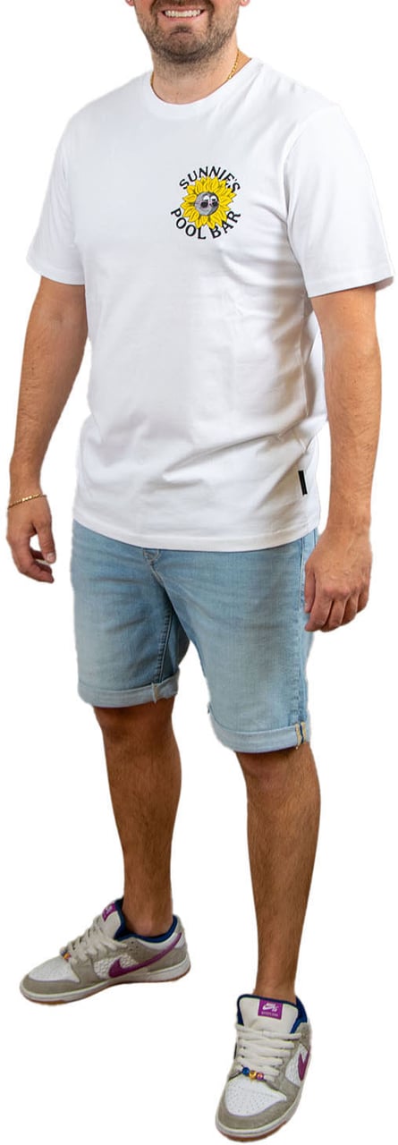 Lyle & Scott Lyle & Scott Sunnies Pool Bar Graphic T-Shirt Wit