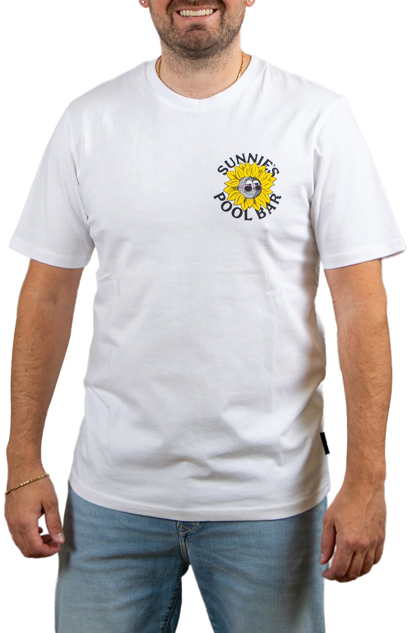Lyle & Scott Lyle & Scott Sunnies Pool Bar Graphic T-Shirt Wit