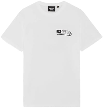 Lyle & Scott Lyle & Scott Toothpaste Graphic T-Shirt Wit