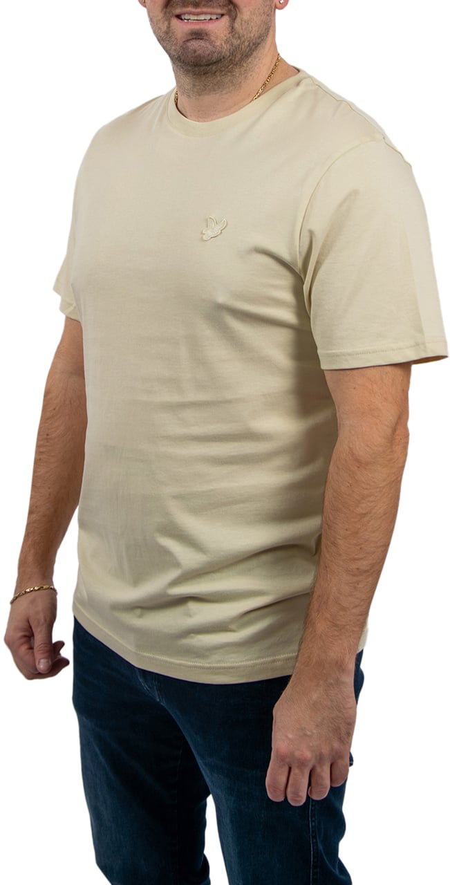 Lyle & Scott Lyle & Scott Plain T-Shirt Y033 Beige