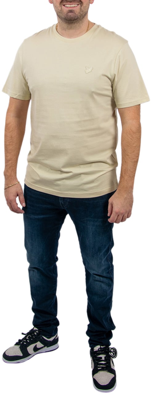 Lyle & Scott Lyle & Scott Plain T-Shirt Y033 Beige