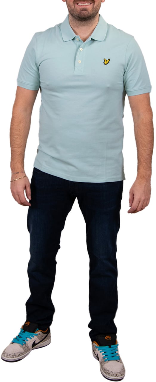Lyle & Scott Plain Polo Shirt Blauw
