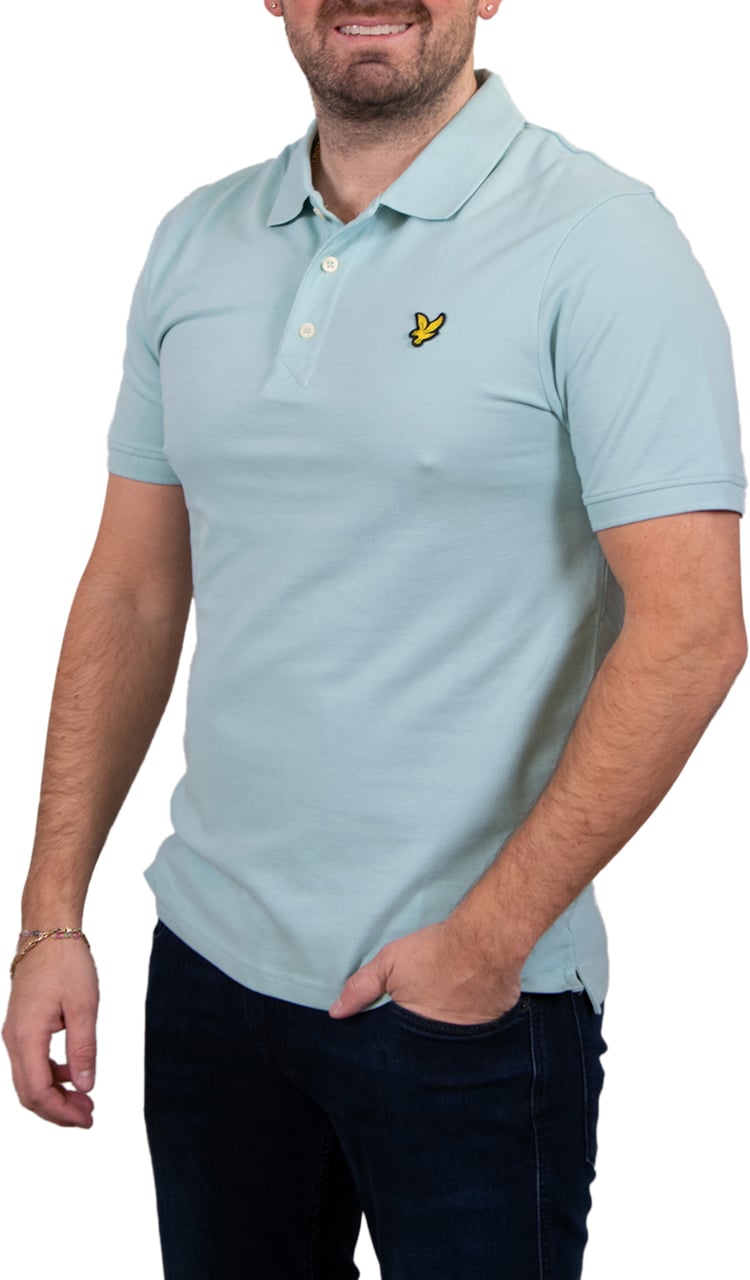 Lyle & Scott Plain Polo Shirt Blauw