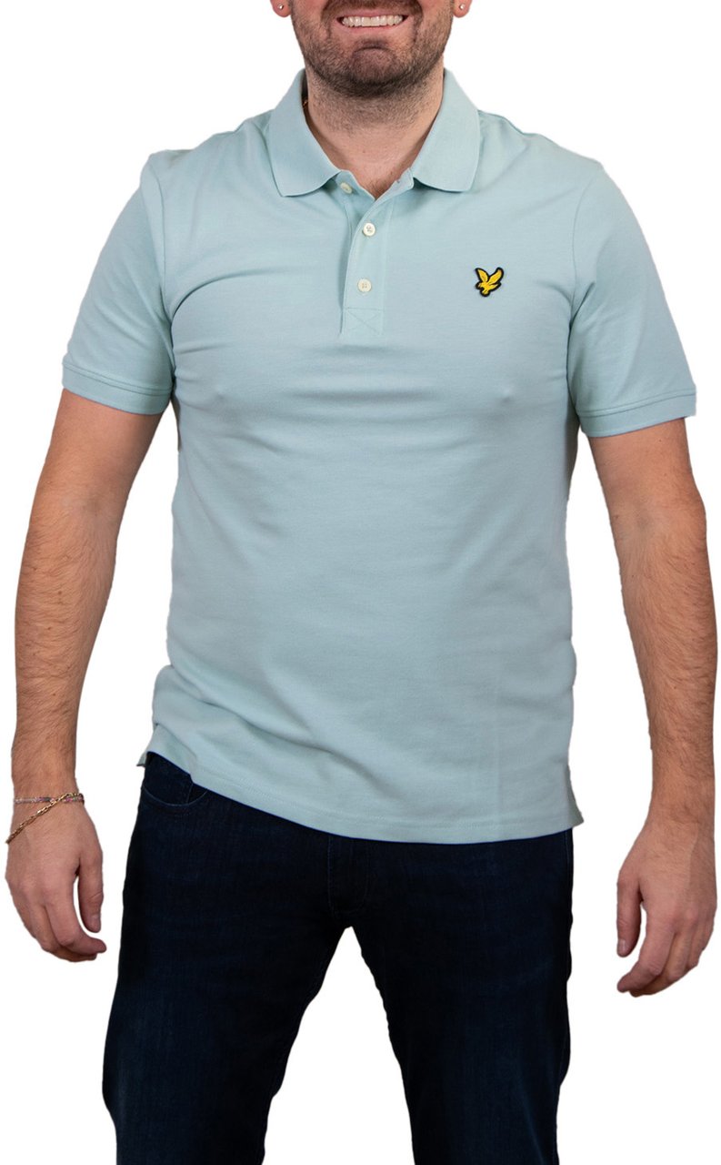 Lyle & Scott Plain Polo Shirt Blauw
