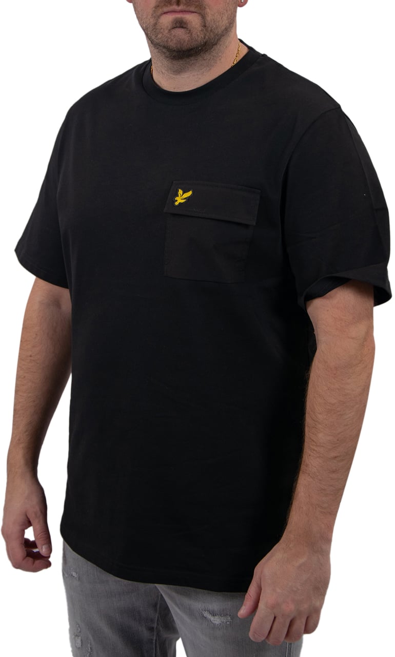 Lyle & Scott Cargo Pocket T-Shirt Zwart