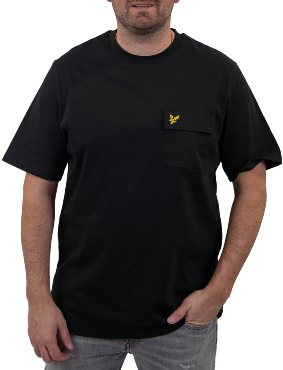 Lyle & Scott Cargo Pocket T-Shirt Zwart