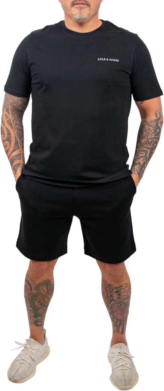 Lyle & Scott Lyle &amp; Scott Script T-Shirt Zwart