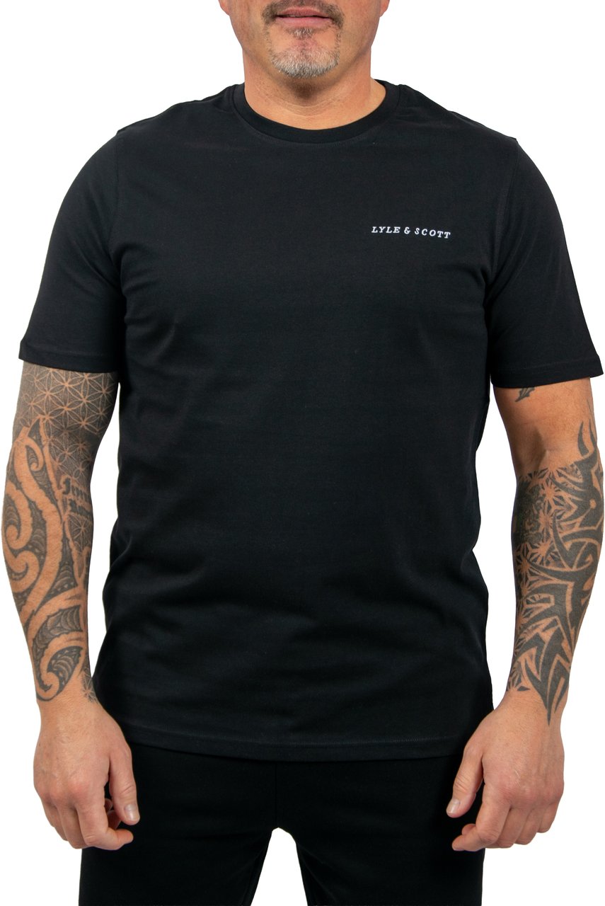 Lyle & Scott Script T-Shirt Zwart