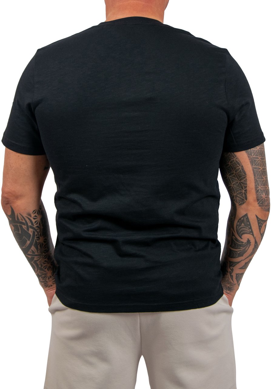 Lyle & Scott Lyle &amp; Scott Fine Slub T-Shirt Zwart