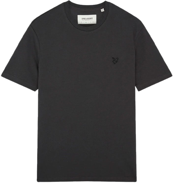 Lyle & Scott Lyle &amp; Scott Tonal Eagle T-Shirt Zwart