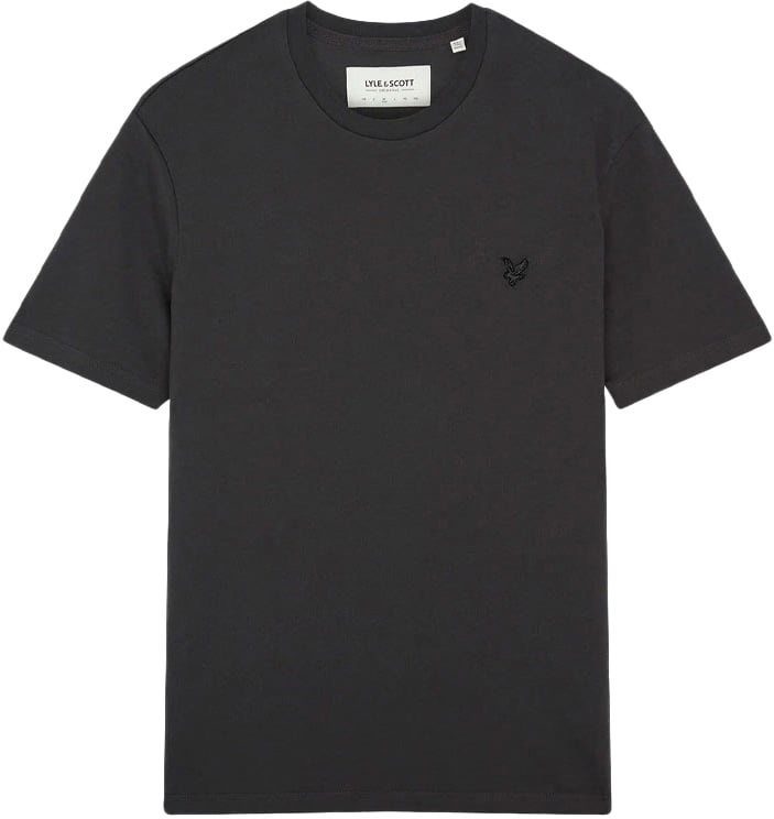 Lyle & Scott Lyle &amp; Scott Tonal Eagle T-Shirt Zwart