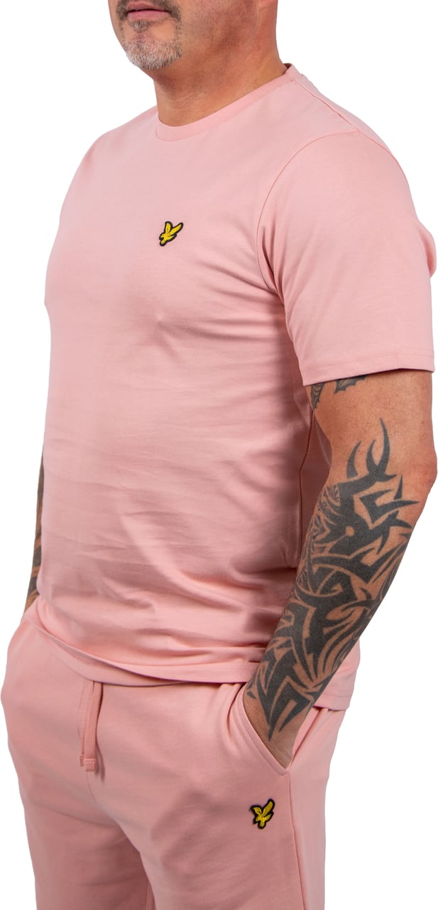 Lyle & Scott Plain T-Shirt Y120 Roze