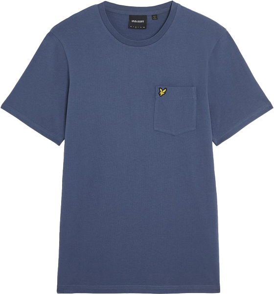Lyle & Scott Lyle &amp; Scott Pocket T-Shirt Blauw