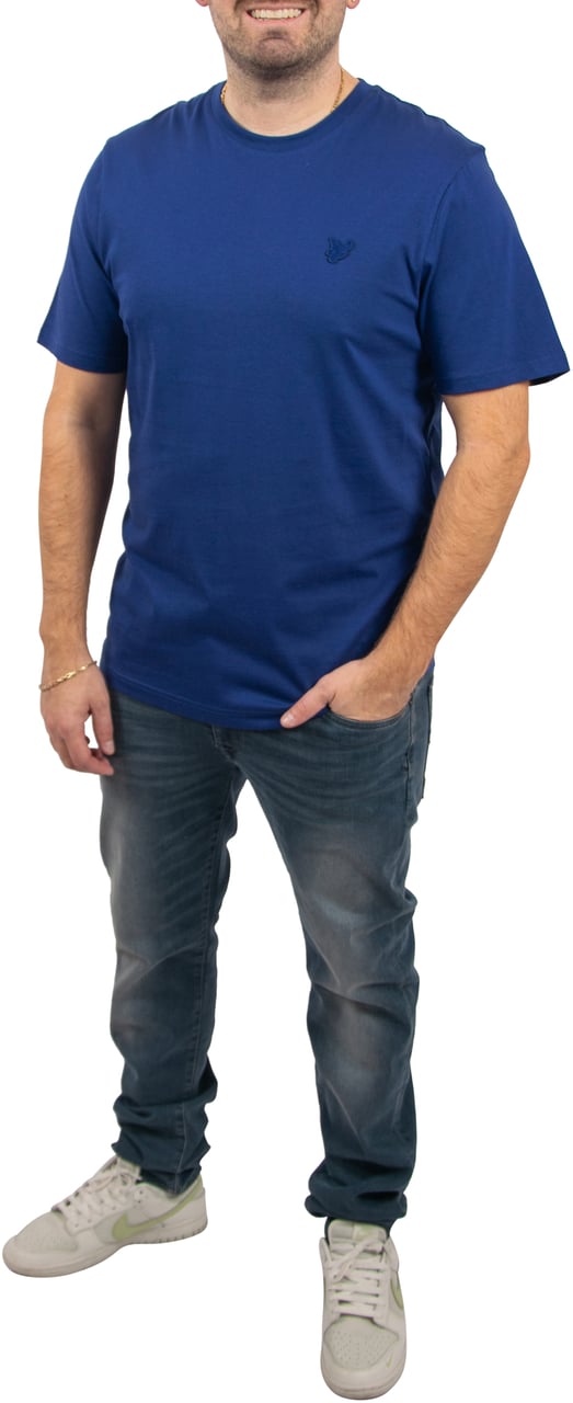 Lyle & Scott Lyle &amp; Scott Plain T-Shirt Blauw