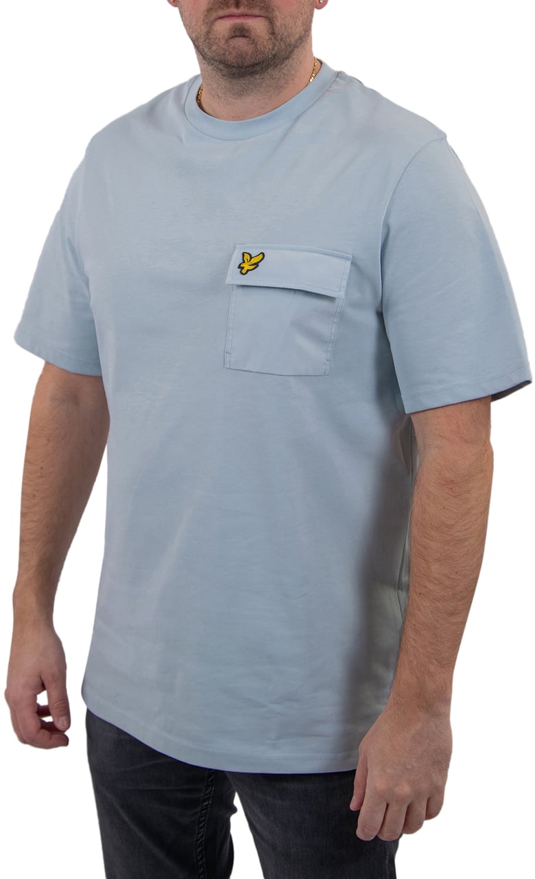 Lyle & Scott Cargo Pocket T-Shirt Blauw