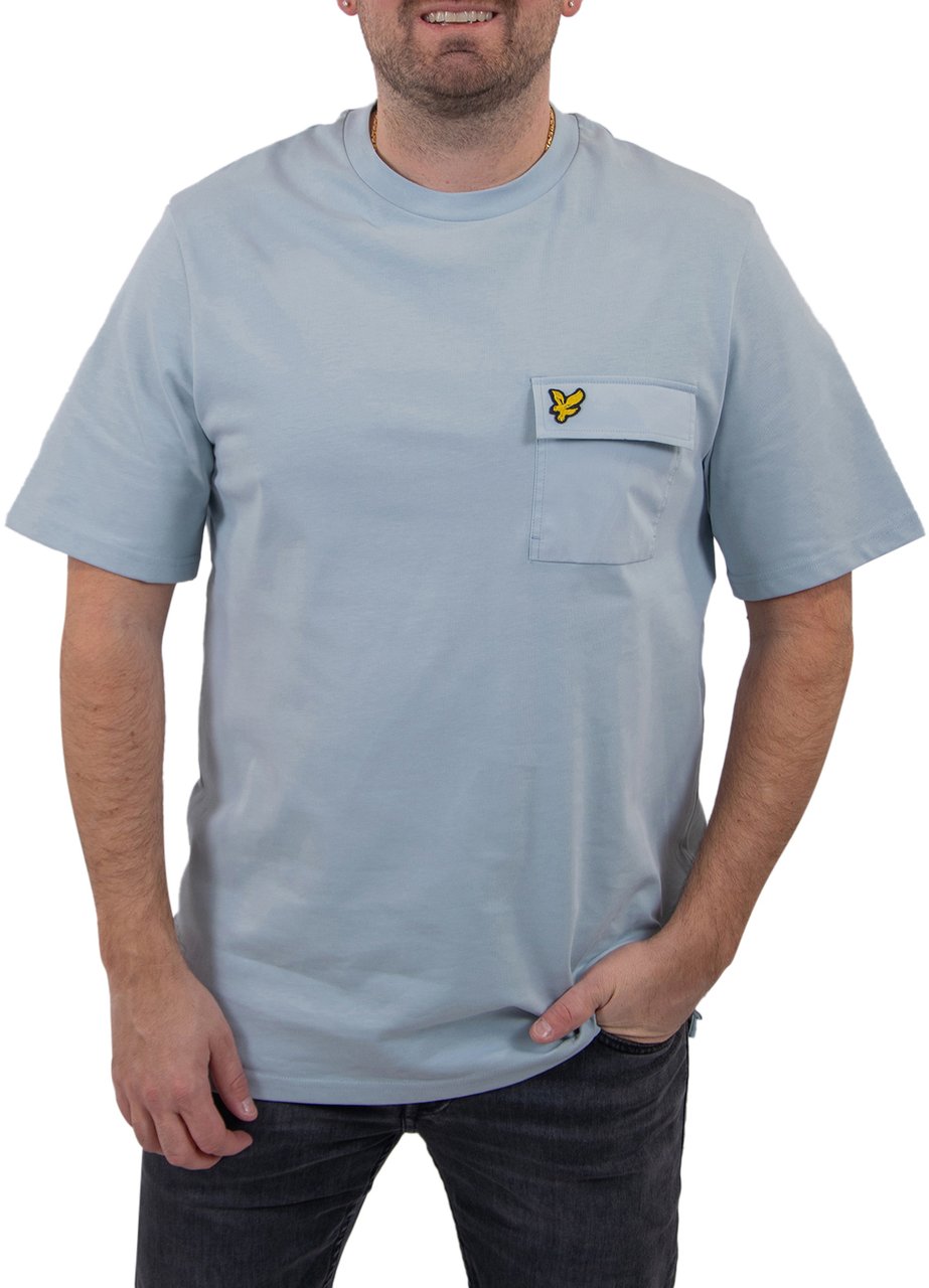 Lyle & Scott Cargo Pocket T-Shirt Blauw