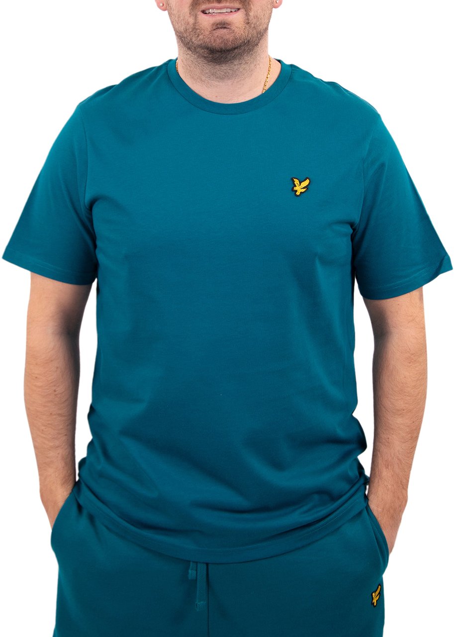 Lyle & Scott Lyle & Scott Plain T-Shirt Y134 Blauw