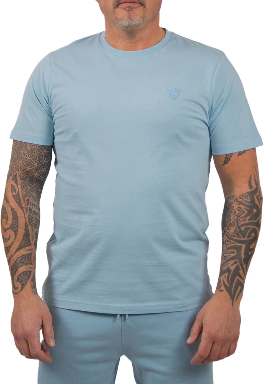 Lyle & Scott Superfine T-Shirt Y075 Blauw
