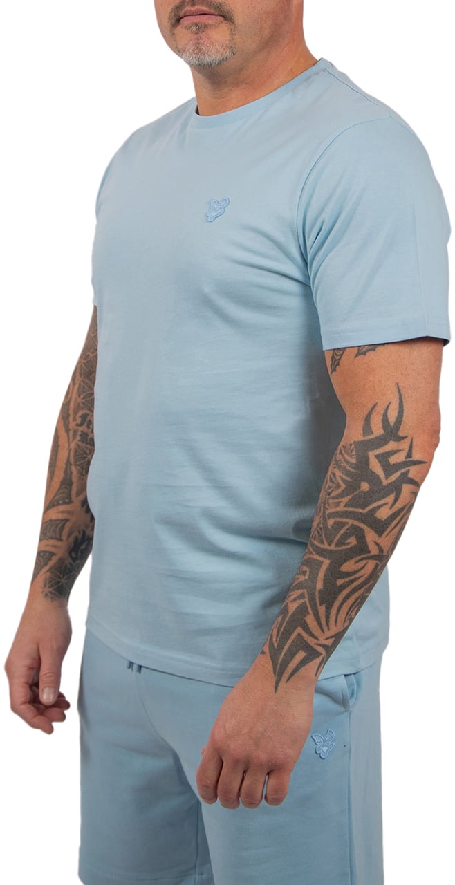 Lyle & Scott Superfine T-Shirt Y075 Blauw