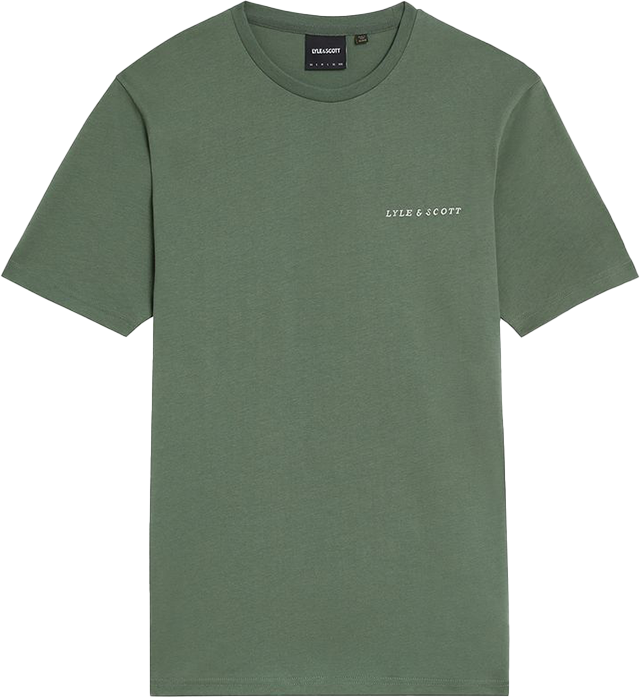 Lyle & Scott Lyle &amp; Scott Embroidered T-Shirt Groen