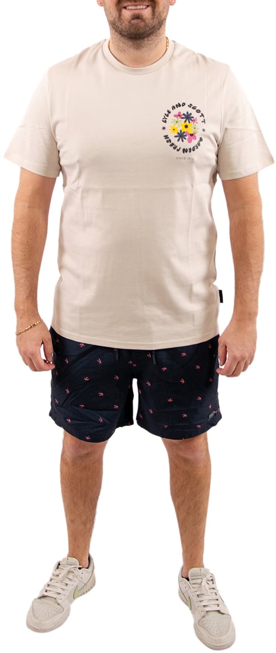 Lyle & Scott Lyle & Scott Nature Graphic T-Shirt Beige