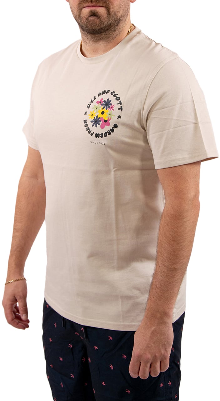 Lyle & Scott Lyle & Scott Nature Graphic T-Shirt Beige