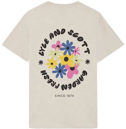 Lyle & Scott Nature Graphic T-Shirt Beige