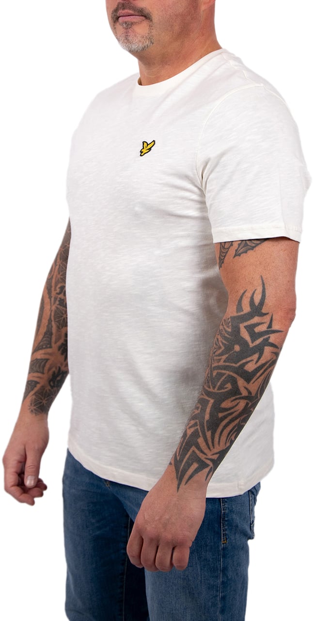 Lyle & Scott Fine Slub T-Shirt Beige