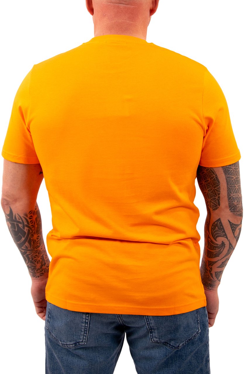 Lyle & Scott Flag Eagle T-Shirt Oranje