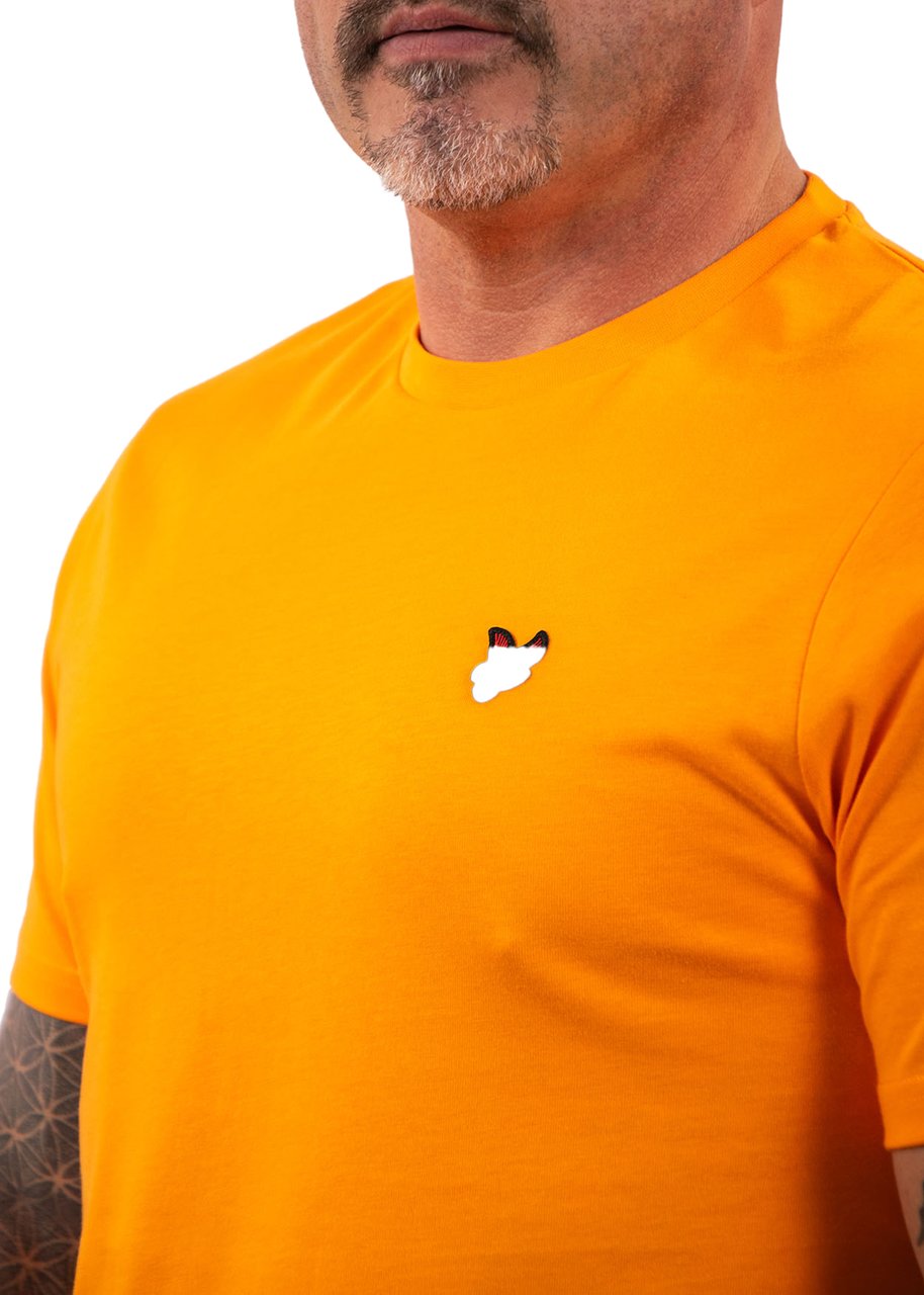 Lyle & Scott Flag Eagle T-Shirt Oranje