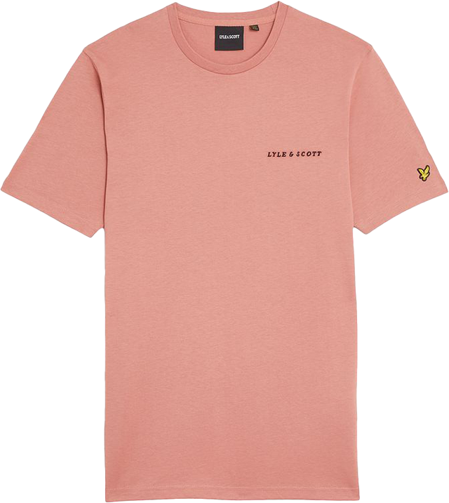 Lyle & Scott Lyle &amp; Scott Embroidered T-Shirt Roze
