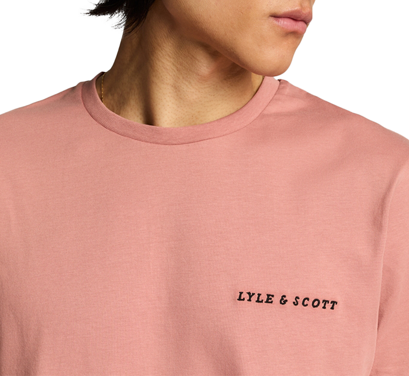 Lyle & Scott Lyle &amp; Scott Embroidered T-Shirt Roze