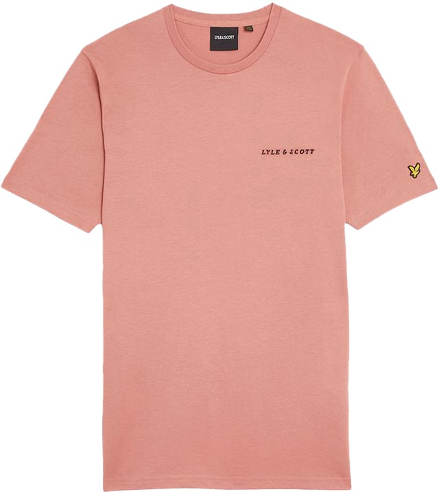 Lyle & Scott Embroidered T-Shirt Roze