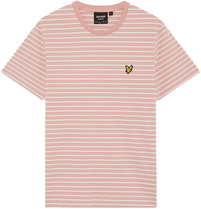 Lyle & Scott Lyle &amp; Scott Pique Breton T-Shirt Roze