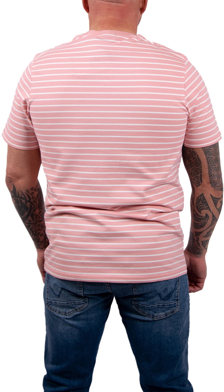 Lyle & Scott Pique Breton T-Shirt Roze