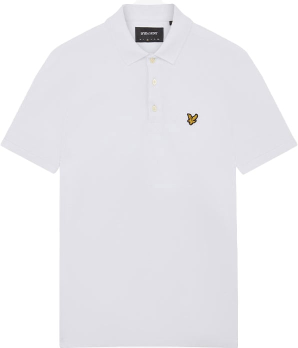 Lyle & Scott Lyle &amp; Scott Plain Polo Shirt Wit