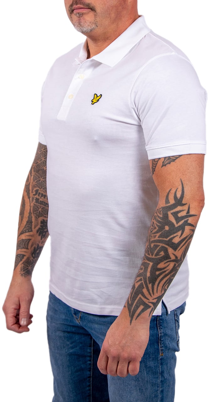 Lyle & Scott Jersey Polo Shirt Wit