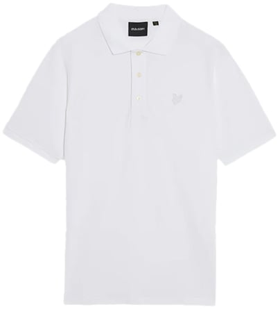 Lyle & Scott Lyle & Scott Superfine Polo Shirt Wit