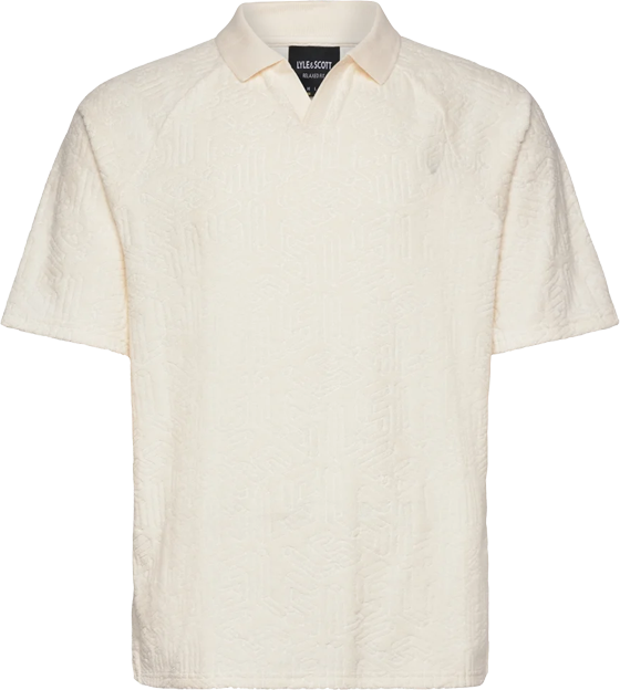 Lyle & Scott Lyle &amp; Scott Emblem Towelling Polo Shirt Beige
