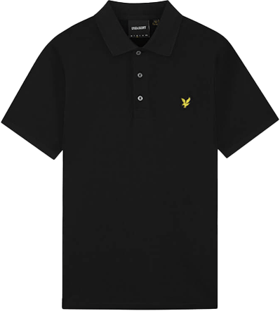 Lyle & Scott Lyle &amp; Scott Jersey Polo Shirt Zwart