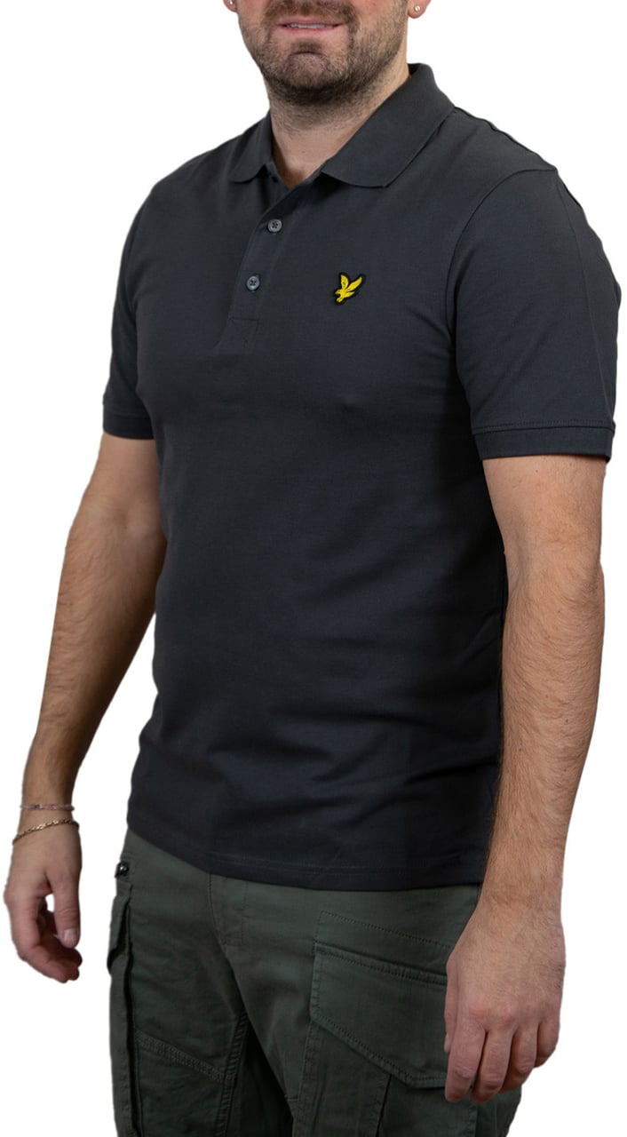 Lyle & Scott Lyle & Scott Plain Polo Shirt Grijs
