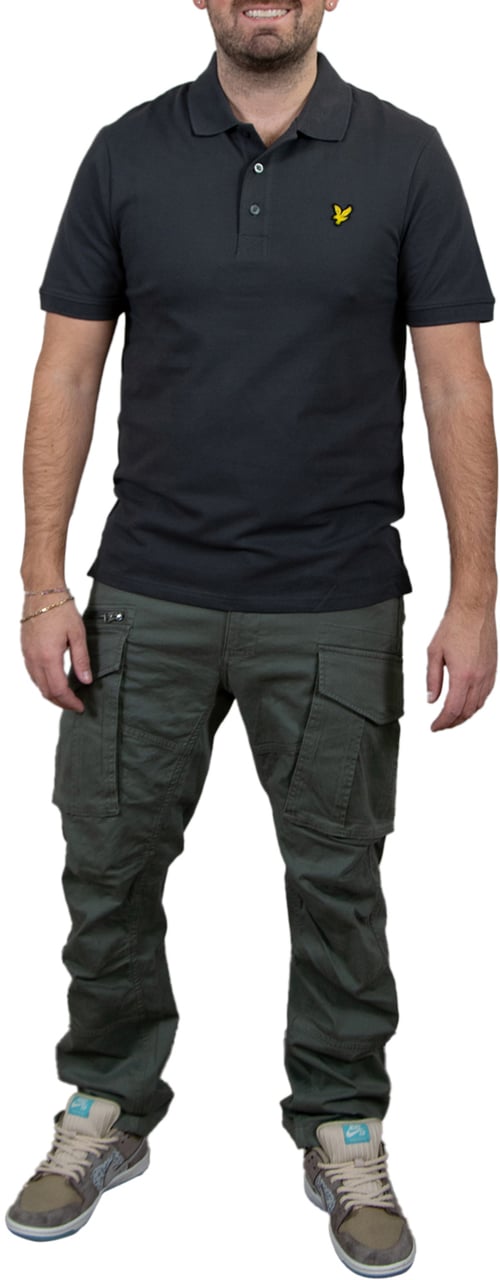 Lyle & Scott Lyle & Scott Plain Polo Shirt Grijs