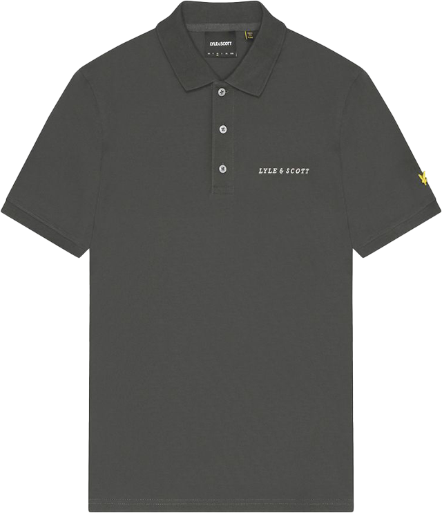 Lyle & Scott Lyle &amp; Scott Embroidered Polo Shirt Grijs