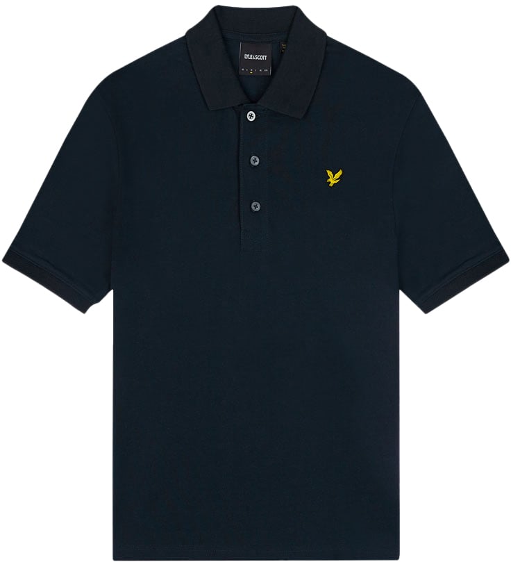 Lyle & Scott Lyle &amp; Scott Plain Polo T-Shirt Blauw