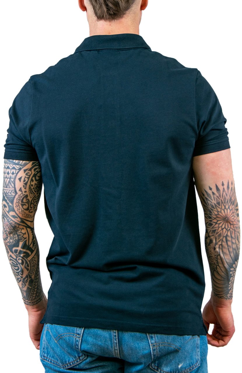 Lyle & Scott Lyle & Scott Embroidered Polo Shirt Blauw